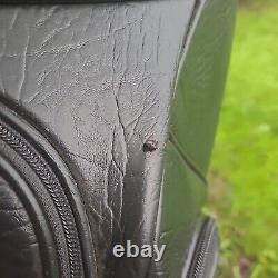 Burton Staff Bag Golf Six Slot 6 Pocket Black Leather Jim Beam Hornitos Tequila