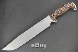 Busse Combat ASHBM. 325 Doublecut INFI Blade Magnum Hand Smooth Red Tequila G10