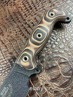 Busse Combat ASHBM With Smooth Tequila Sunrise G10 Unused Infi Chopper