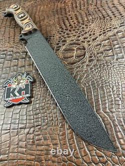 Busse Combat ASHBM With Smooth Tequila Sunrise G10 Unused Infi Chopper