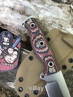 Busse Combat Competition Finish INFI SOB with Tequila Handle & Kydex Sheath