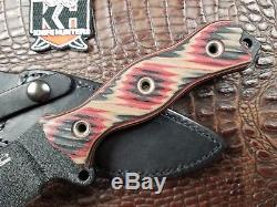 Busse Combat Tequila BATAC with Nice Leather Sheath INFI Survival Knife USA