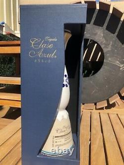 CLASE AZUL EMPTY BOTTLE TEQUILA ANEJO LIMITED EDITION AND SIGNED. 750 ML Bottle
