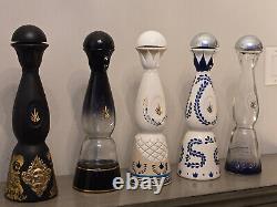 CLASE AZUL EMPTY TEQUILA BOTTLE COLLECTION (5 bottles) with Dia Los Muertos 2021