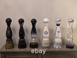CLASE AZUL EMPTY TEQUILA BOTTLE COLLECTION (6 bottles) with Dia Los Muertos 2021