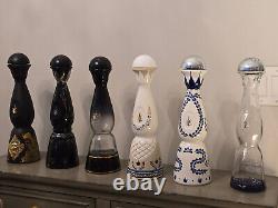 CLASE AZUL EMPTY TEQUILA BOTTLE COLLECTION (6 bottles) with Dia Los Muertos 2021