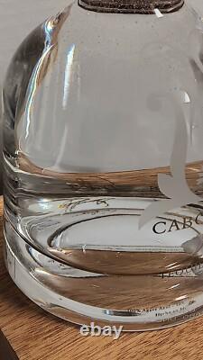 Cabo Uno Tequila Anejo Reserva EMPTY Glass Decanter Lid Cork Limited Edit Box