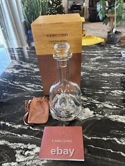 Cabo Uno Tequila Anejo Reserva Sammy Hagar Empty Bottle Box Booklet Glass Cork