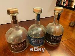 Cabo Wabo Bottles 11 different 750 ml Sammy Hagar Van Halen Tequila FREE SHIP