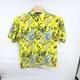 Cabo Wabo Cantina Sammy Hagar Reposado Tequila Hawaiian Camp Shirt Yellow Men 40