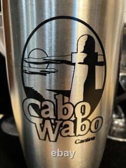 Cabo Wabo PROMO Cocktail Shaker Set Of Waborita Glasses BONUS Sammy Hagar Video