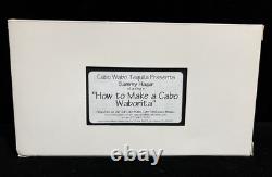 Cabo Wabo PROMO Cocktail Shaker Set Of Waborita Glasses BONUS Sammy Hagar Video