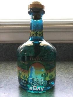 Cabo Wabo Tequila Blue Bottles Full Sammy Hagar