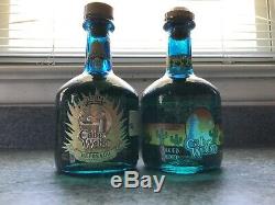 Cabo Wabo Tequila Blue Bottles Full Sammy Hagar