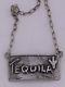 Cactus Sterling Silver Unique Tequila Decanter Bottle Liquor Label Tag By Daslin