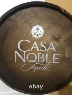 Casa Noble Tequila Barrel Head Sign Man Cave Garage Decor Barrel Top Sign New
