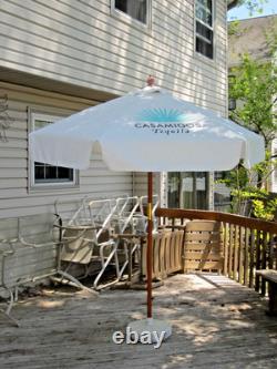 Casamigos Tequila 7' foot 6 Sided Market Style Umbrella Poly Material