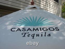 Casamigos Tequila 7' foot 6 Sided Market Style Umbrella Poly Material