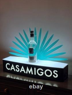 Casamigos Tequila LED Bottle Presenter Display. Rechargeable & Wireless