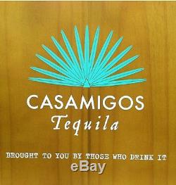 Casamigos Tequila Large Beverage Dispenser Glass With Wood Free Shipping