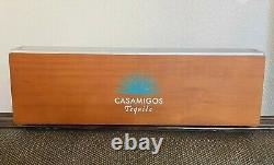 Casamigos Tequila Wood Condiment Dispenser Caddy 6 Tray Taco Bar Chilled Garnish