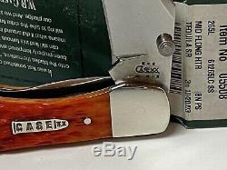 Case XX Tequila Sunrise MID Fold Hunter Bullet Pocket Clip Knife 61265lc 5508