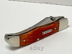 Case XX Tequila Sunrise MID Fold Hunter Bullet Pocket Clip Knife 61265lc 5508