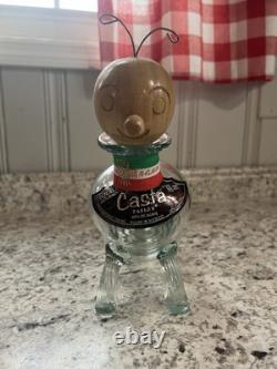 Casta Tequila Extraño Anejo Worm Shaped (empty) Bottle