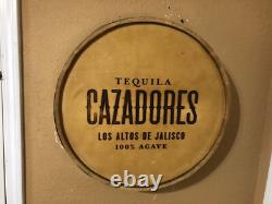 Cazadores Tequila Barrel Head Man Cave Decor Sign