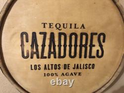 Cazadores Tequila Barrel Head Man Cave Decor Sign