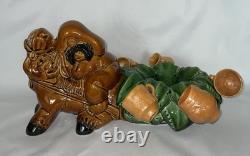 Ceramica Tapia Drunken Donkey Rider Agave Tequila Decanter Stand Shot Bar Decor