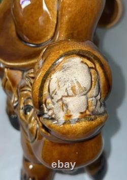 Ceramica Tapia Drunken Donkey Rider Agave Tequila Decanter Stand Shot Bar Decor