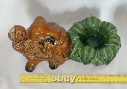 Ceramica Tapia Drunken Donkey Rider Agave Tequila Decanter Stand Shot Bar Decor