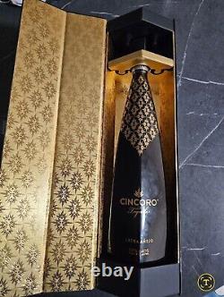 Cincoro Extra Añejo Tequila EMPTY 750 ML BOTTLE With Hard Glossy Box / Case