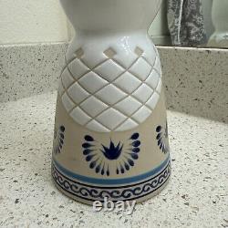 Clase Azul Añejo (Anejo) Empty Tequila Bottle Hand Painted Ceramic Decanter