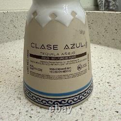 Clase Azul Añejo (Anejo) Empty Tequila Bottle Hand Painted Ceramic Decanter