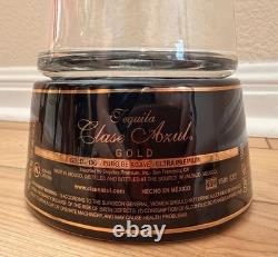 Clase Azul Gold EMPTY Tequila Bottle Authentic Premium Bar Decor / Display