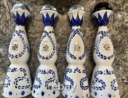 Clase Azul Reposado Tequila Four 750ml Hand Painted Ceramic Decanter Bottle Emty