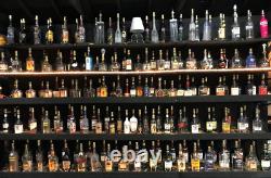 Clase Azul Reposado Tequila TABLE LAMP Package withBurlap Shade LED Bulb Wood Base