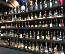 Clase Azul Reposado Tequila TABLE LAMP Package withBurlap Shade LED Bulb Wood Base