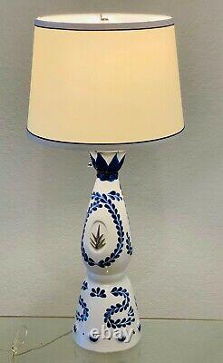 Clase Azul Reposado Tequila Table Talavera Lamp theme with Shade included