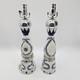 Clase Azul Repurposed Tequila Bottle Handcrafted Pair Of Lamps