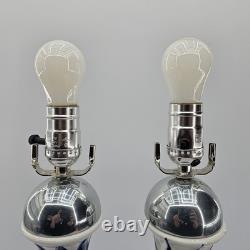 Clase Azul Repurposed Tequila Bottle Handcrafted Pair Of Lamps