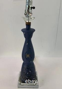 Clase Azul Tequila 25th Anniversary Bottle Lamp Cobalt Blue Limited 1L Ultra