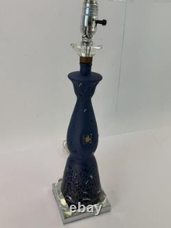 Clase Azul Tequila 25th Anniversary Bottle Lamp Cobalt Blue Limited 1L Ultra