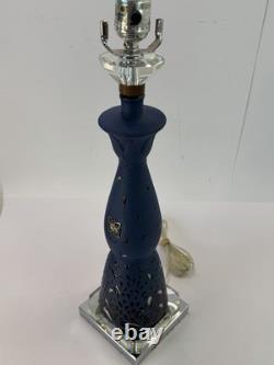 Clase Azul Tequila 25th Anniversary Bottle Lamp Cobalt Blue Limited 1L Ultra