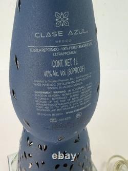 Clase Azul Tequila 25th Anniversary Bottle Lamp Cobalt Blue Limited 1L Ultra