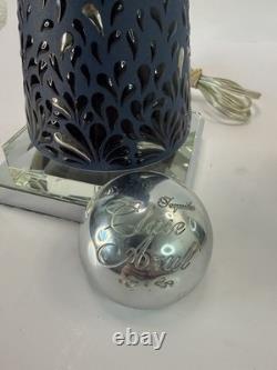 Clase Azul Tequila 25th Anniversary Bottle Lamp Cobalt Blue Limited 1L Ultra