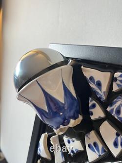 Clase Azul Tequila Bottle Art Handmade Glass & Resin Wall Decor 17 x 13