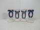 Clase Azul Tequila Shot Glasses (ceramic) 4 Lot Of 4